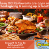 Orange County Restaurants Open Thanksgiving